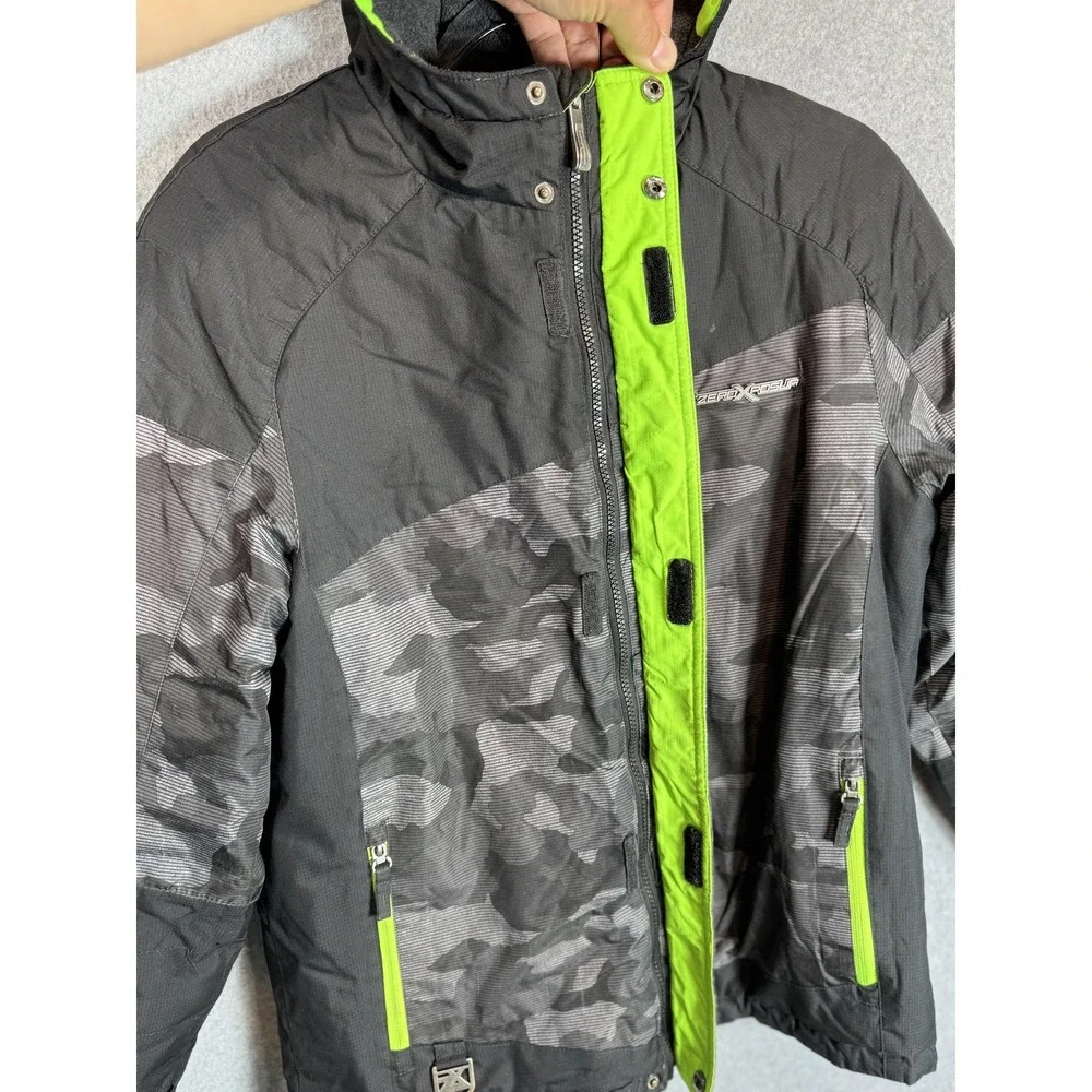 ZeroXposur Jacket Boys 14/16‎ Hooded Winter Coat Weather Resistant Camo